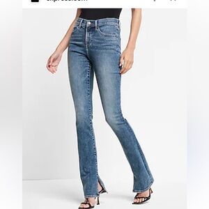 Express skyscraper mid rise‎ Women's Blue Jeans 4s